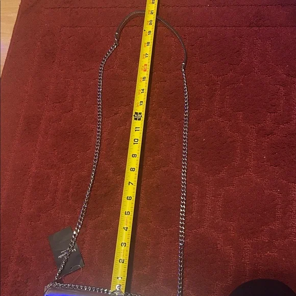 🩶BRAND NEW WITH TAGS🩶Kate Spade Metallic Silver Shoulder Bag - Picture 13 of 16